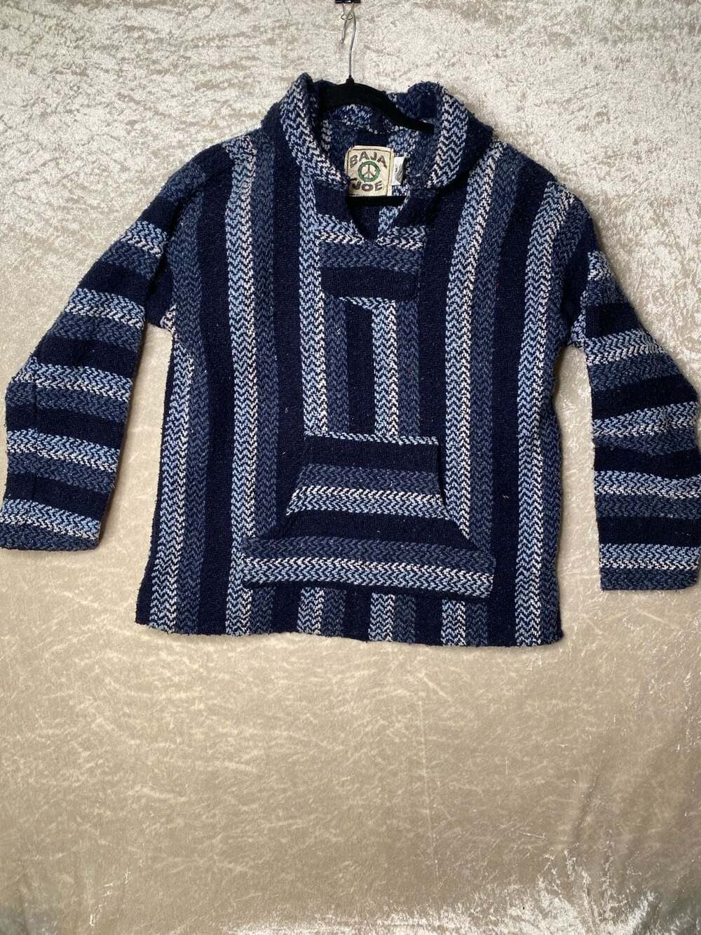 Baja Joe Baja Hoodie Size M Blue